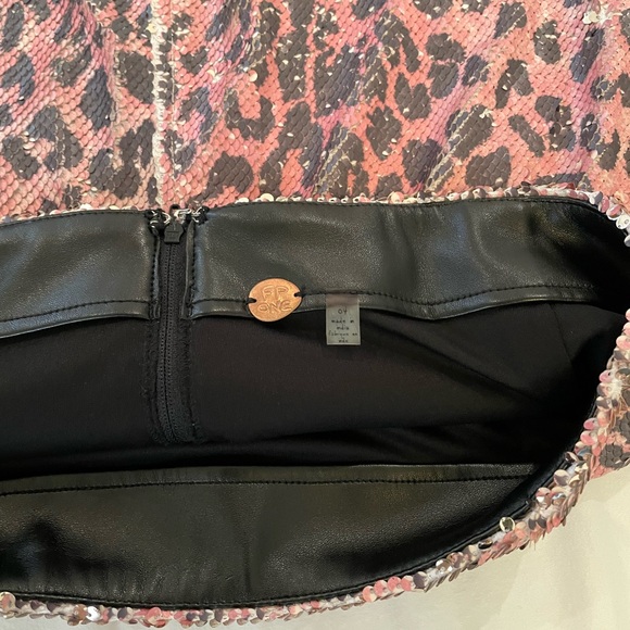 Free people Sequin Leopard Mini Skirt - Picture 2 of 3